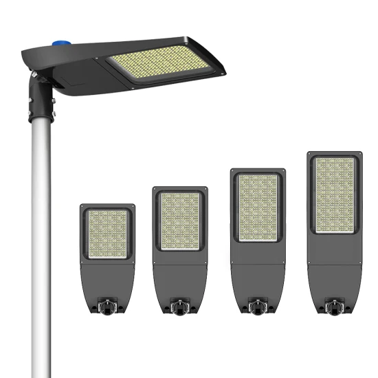 ENEC 5 anni di garanzia Lampione stradale solare a LED con fotocellula Presa NEMA per soluzioni Smart City