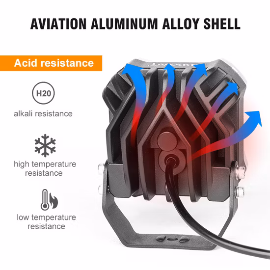 Fendinebbia automatici 10V 30V 40W CREE LED Faro da lavoro per rimorchio moto